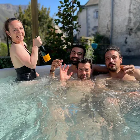 Apartmán Le Monrepos Avec Bain Nordique Bielle